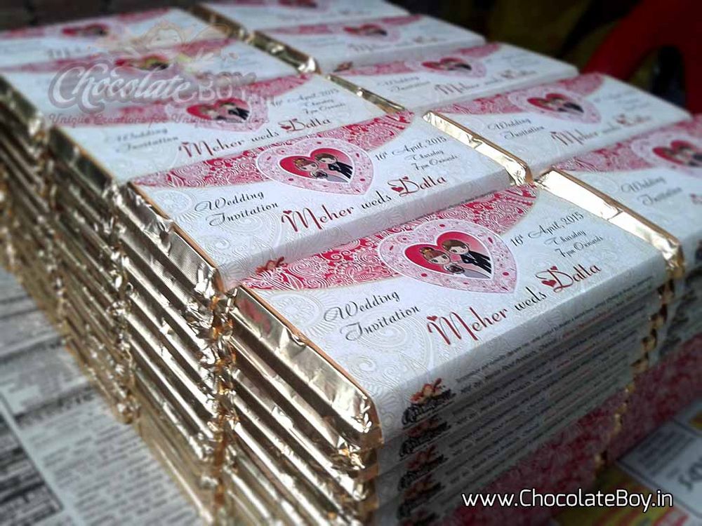Photo From Chocolate Invitation - Pink theme - By Chocolate Boy