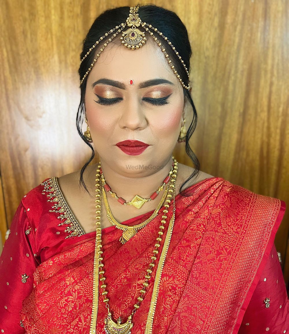 Photo From chethana wedding pics  - By Makeup by Shreajha