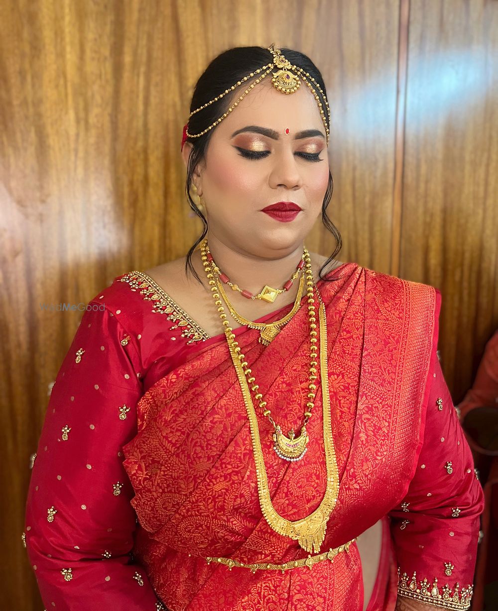 Photo From chethana wedding pics  - By Makeup by Shreajha