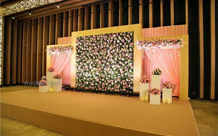 Photo From Reception & Engagement Background  - By New Lotus Flower Decoration