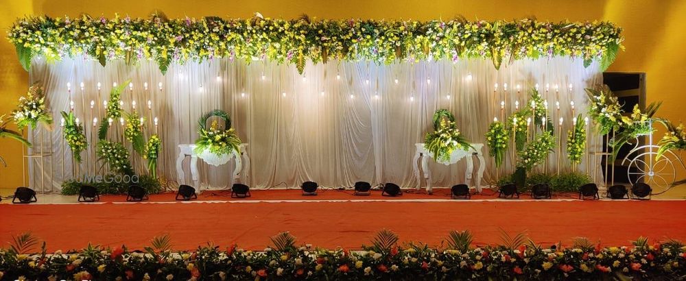 Photo From Reception & Engagement Background  - By New Lotus Flower Decoration