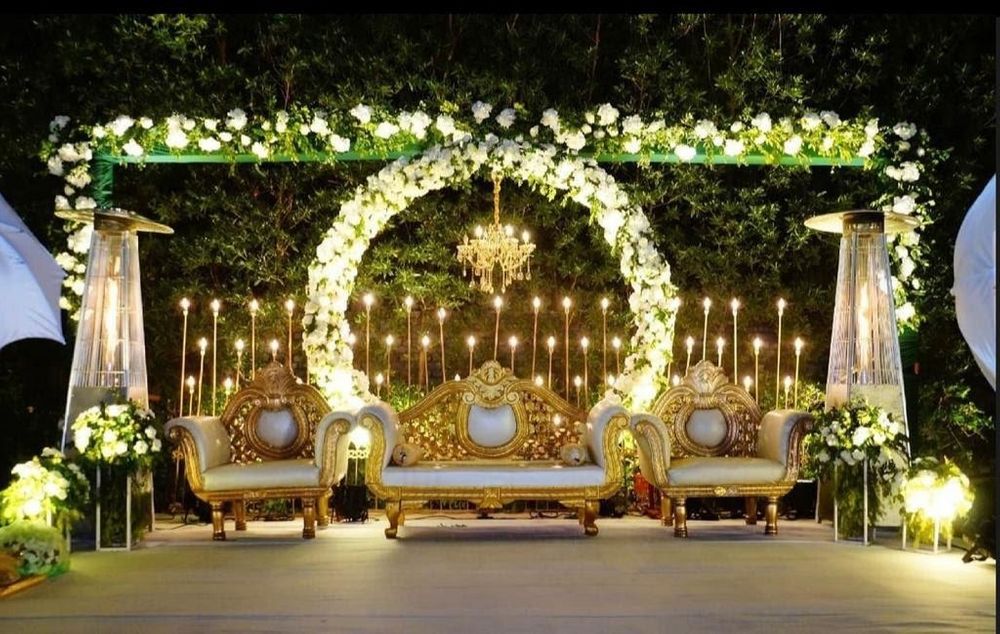 Photo From Reception & Engagement Background  - By New Lotus Flower Decoration