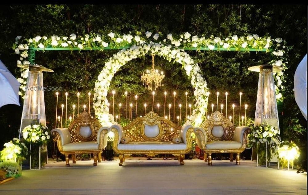 Photo From Reception & Engagement Background  - By New Lotus Flower Decoration