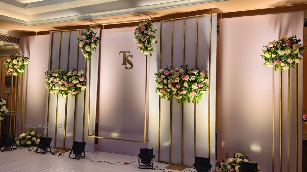 Photo From Reception & Engagement Background  - By New Lotus Flower Decoration