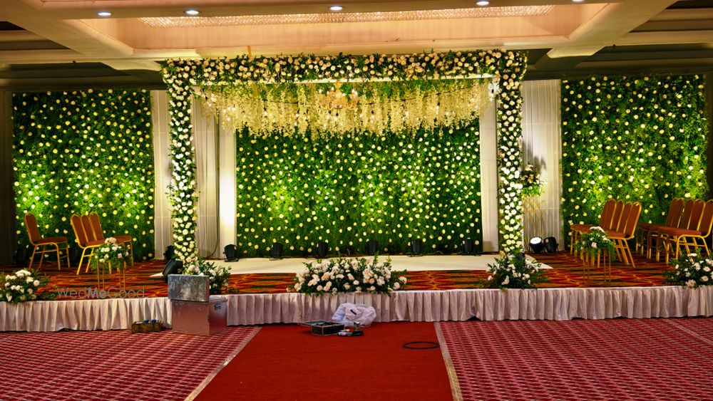 Photo From Reception & Engagement Background  - By New Lotus Flower Decoration