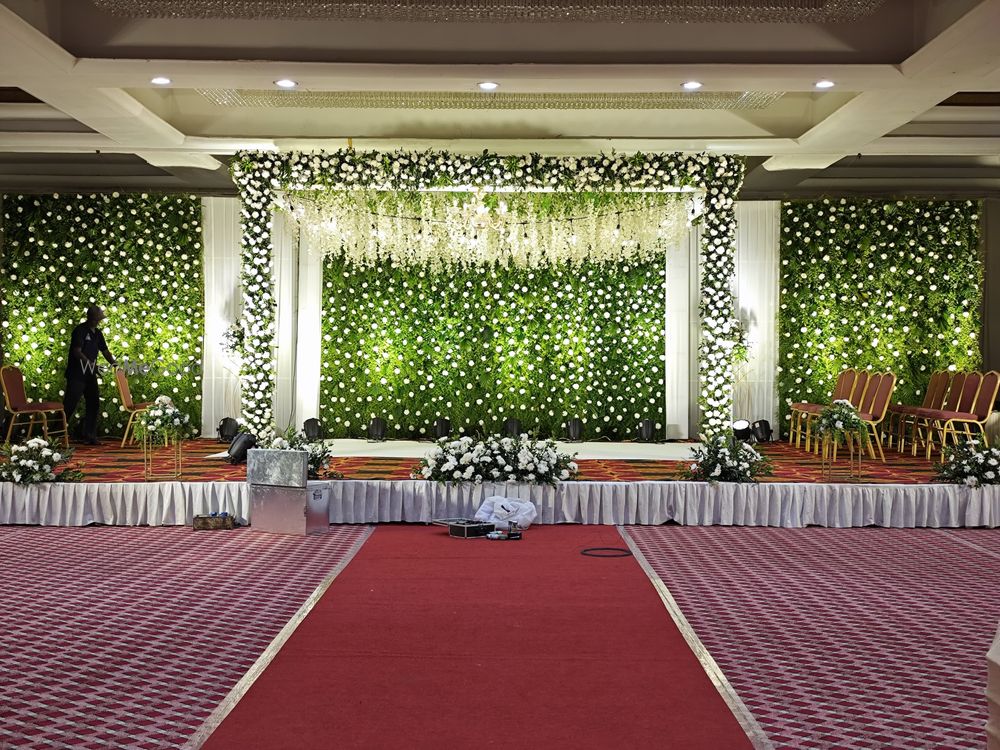 Photo From Reception & Engagement Background  - By New Lotus Flower Decoration