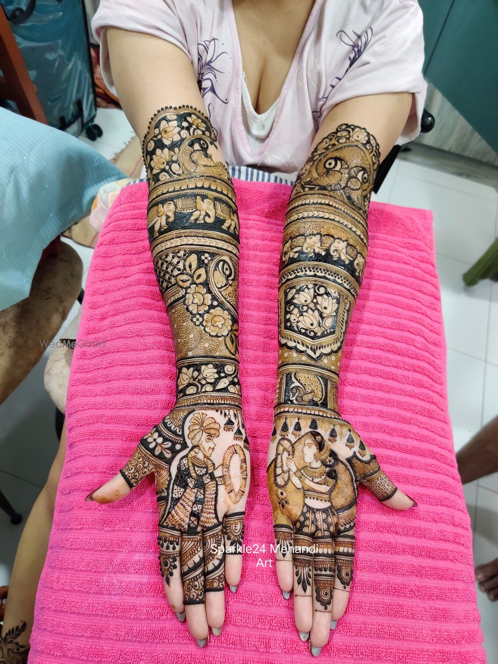 Photo From Bridal Mehandi latest work - By Sparkle 24 Mehandi Art