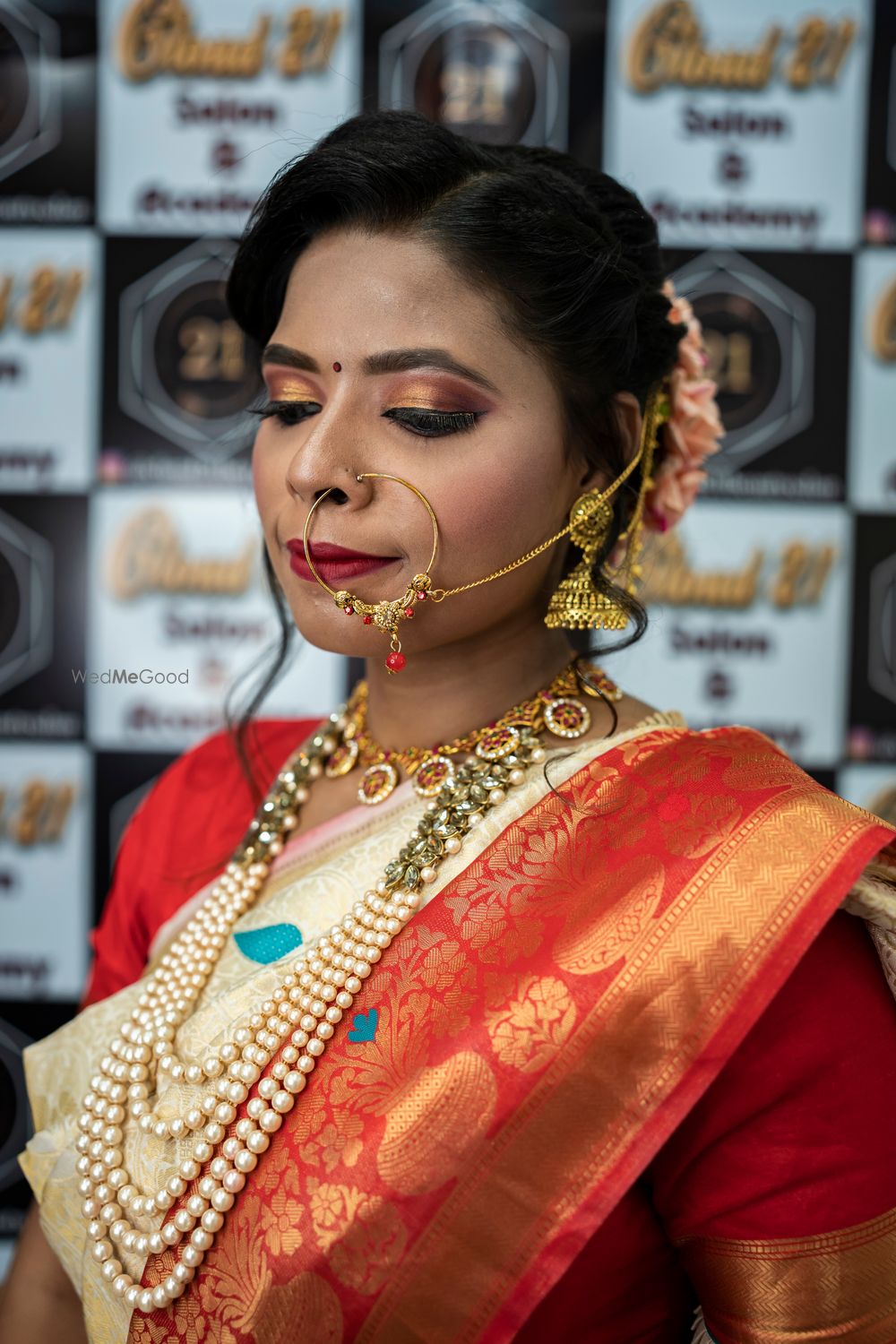 Photo From Gujrati bride look - By Cloud 21 Beauty Salon