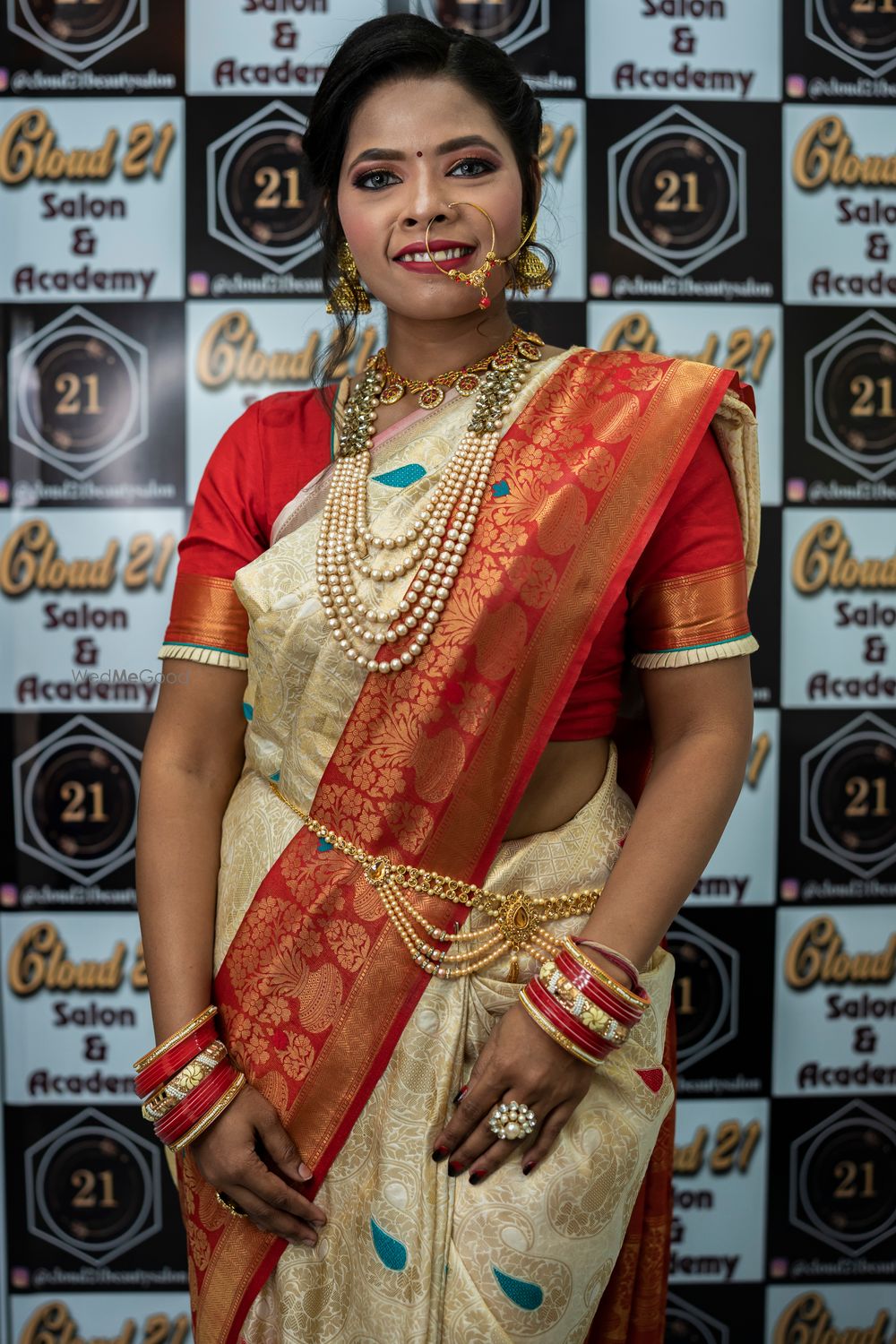 Photo From Gujrati bride look - By Cloud 21 Beauty Salon