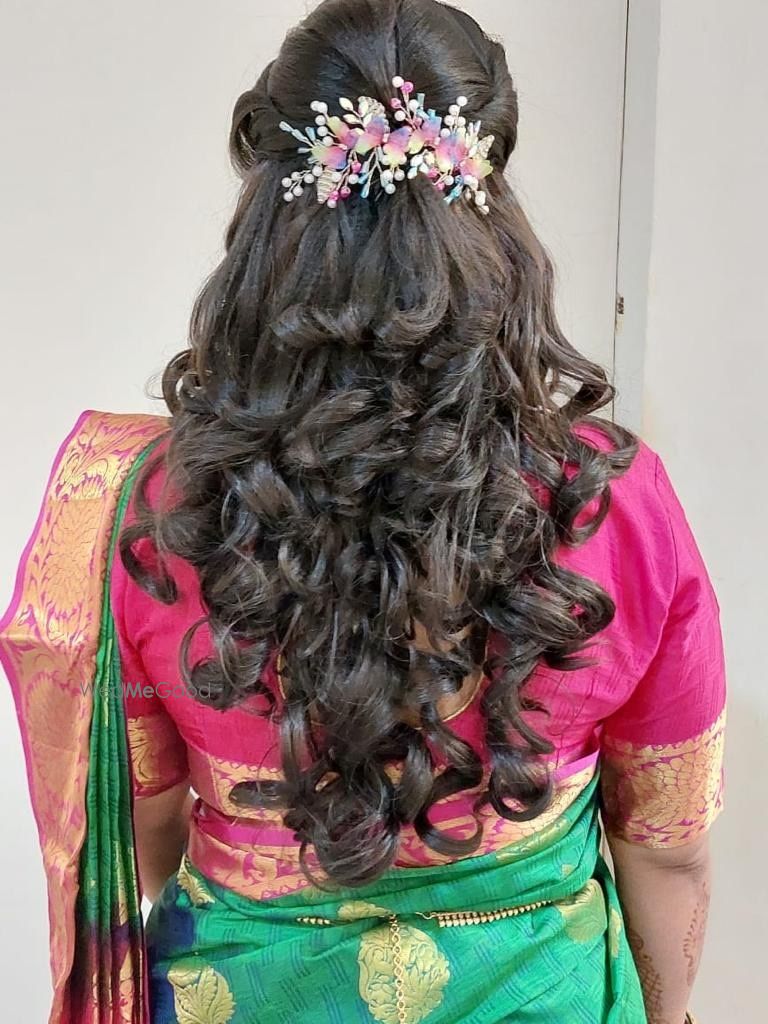 Photo From Bridal hairstyles - By Hema’s Bridal Makeup