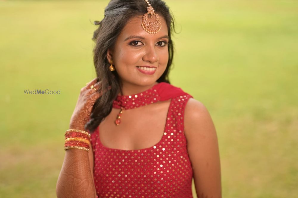 Photo From Bridal makeover and hairstyle for Sangeet function - By Hema’s Bridal Makeup