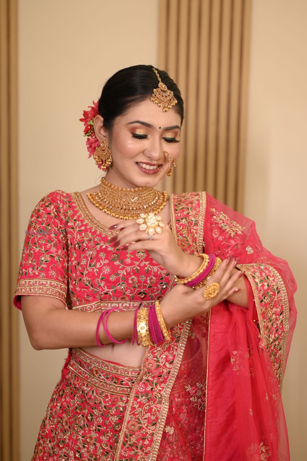 Photo From Model shoot for Traditional bridal makeover and hairstyle - By Hema’s Bridal Makeup