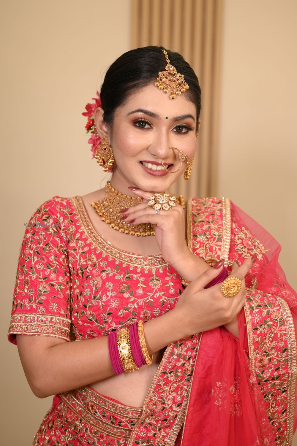 Photo From Model shoot for Traditional bridal makeover and hairstyle - By Hema’s Bridal Makeup