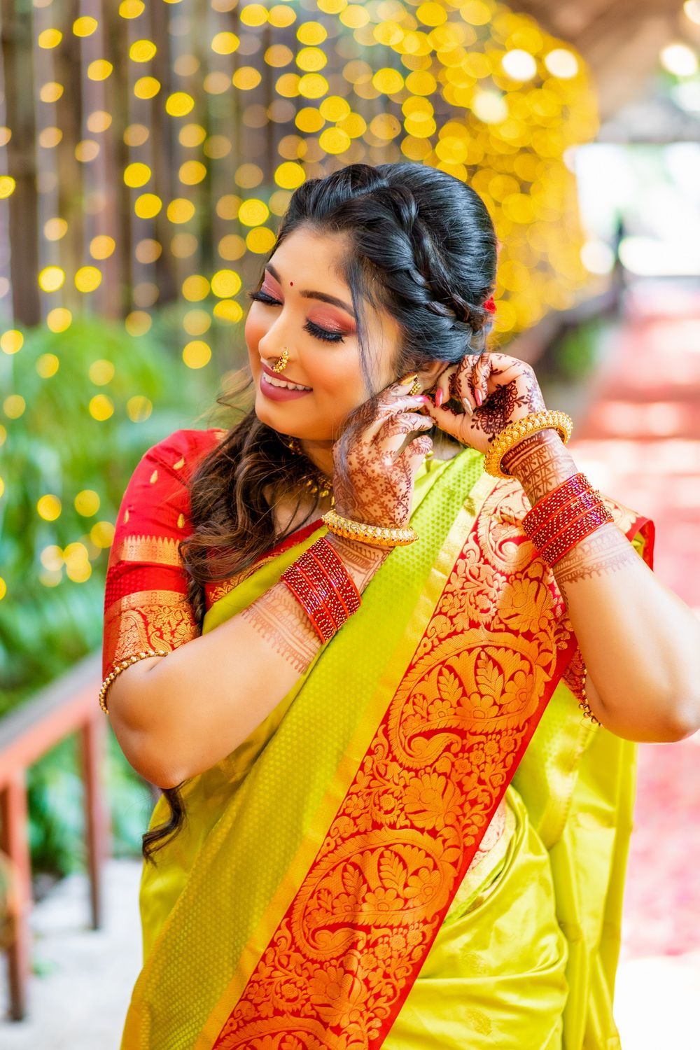 Photo From Saee engagement look  - By Sneha SK Makeovers