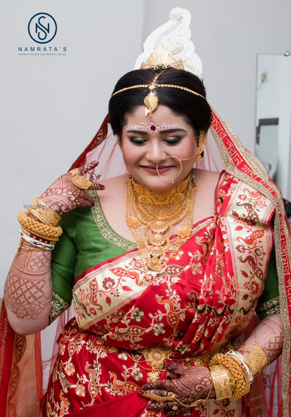 Photo From Modern Bengali Bride with little traditional fusion - By Namrata's Studio