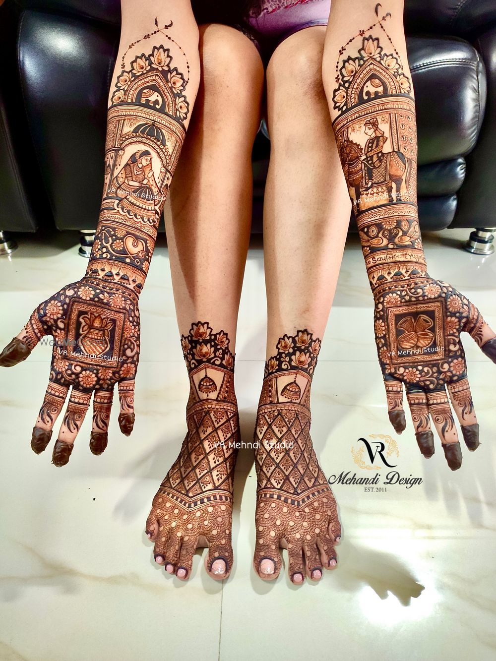 Photo From Bridal mehndi - By VR Mehndi Studio Rajkot