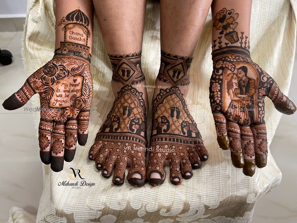 Photo From Engagement Mehndi - By VR Mehndi Studio Rajkot