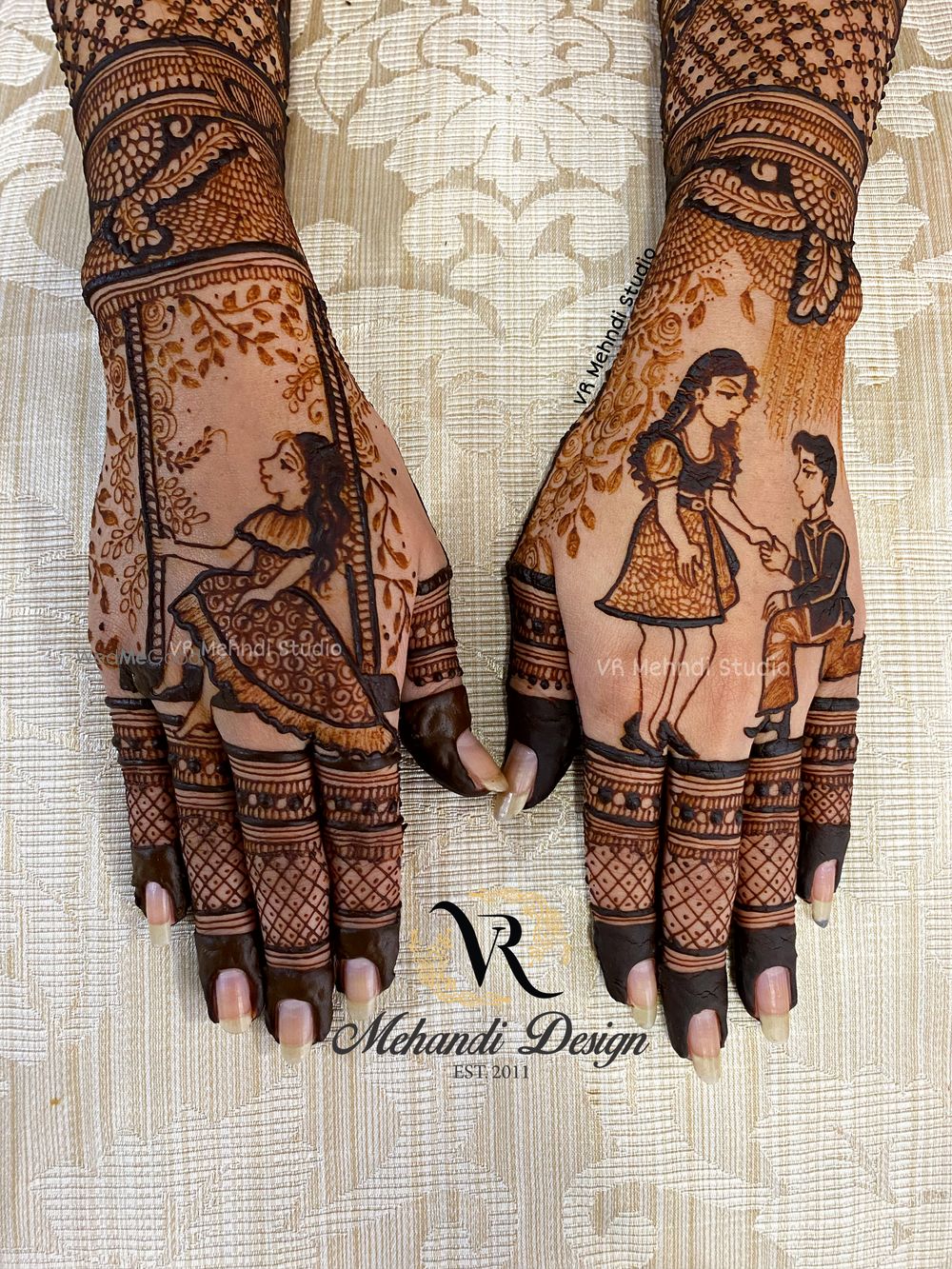 Photo From Engagement Mehndi - By VR Mehndi Studio Rajkot