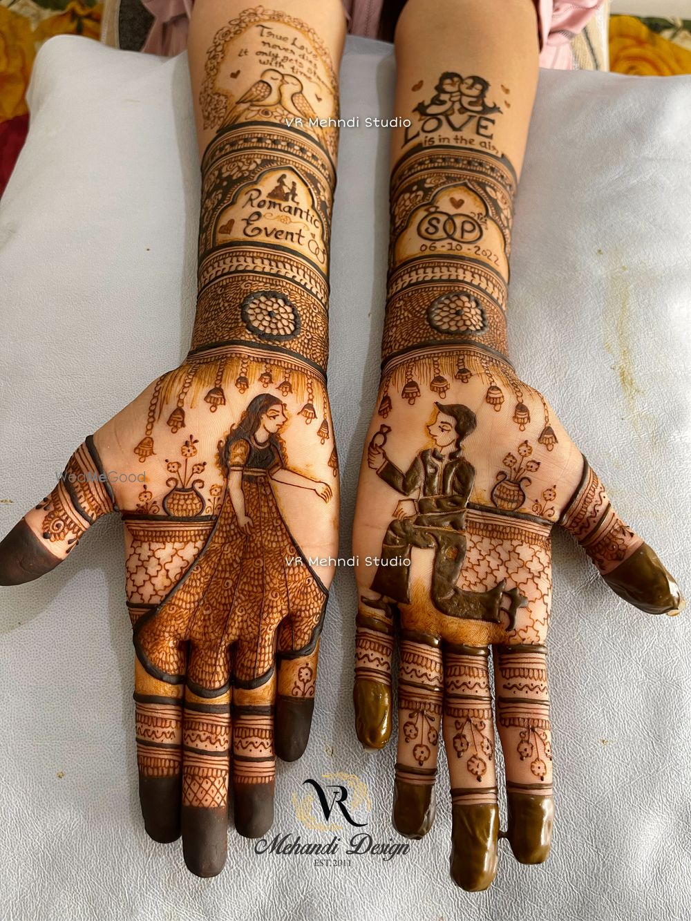 Photo From Engagement Mehndi - By VR Mehndi Studio Rajkot