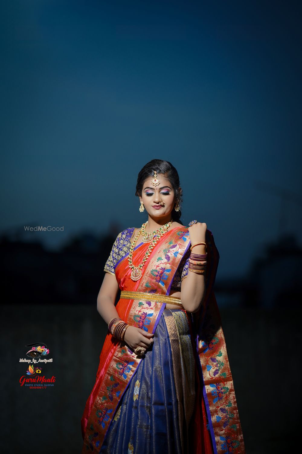 Photo From South engegment look - By Makeup by Aarti Patil