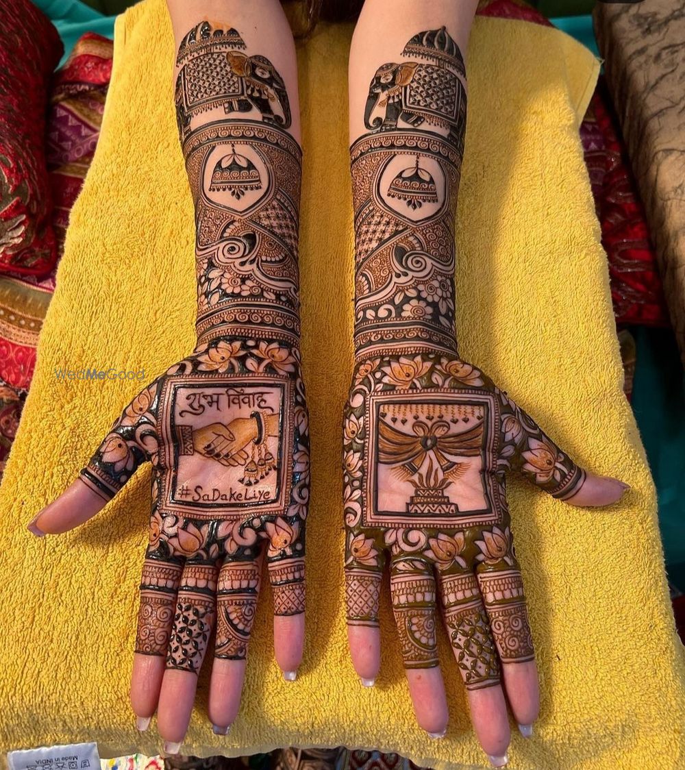 Photo From bridal mehndi designs - By Krishna Mehandi Artist