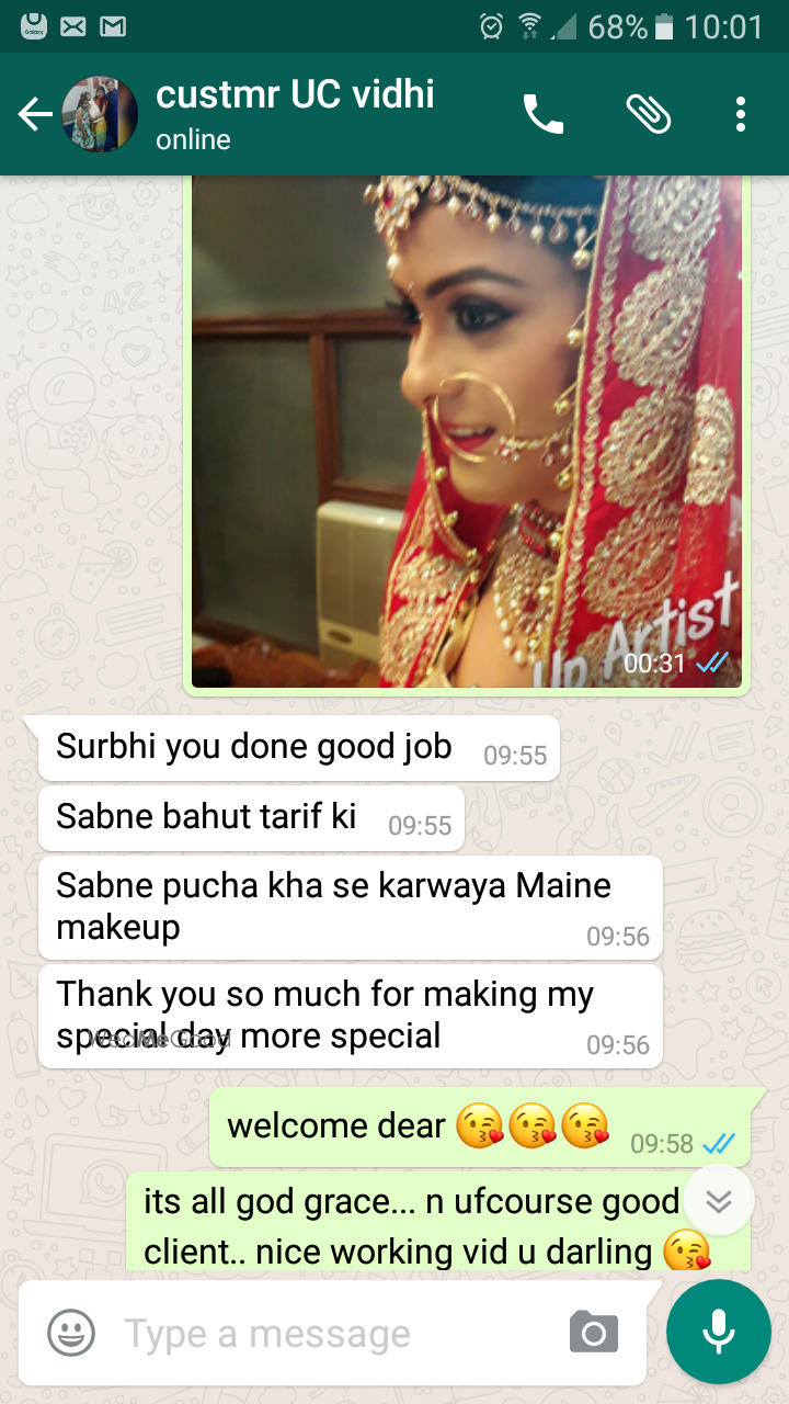 Photo From reviews by clients - By Surbhi Make Up Artist