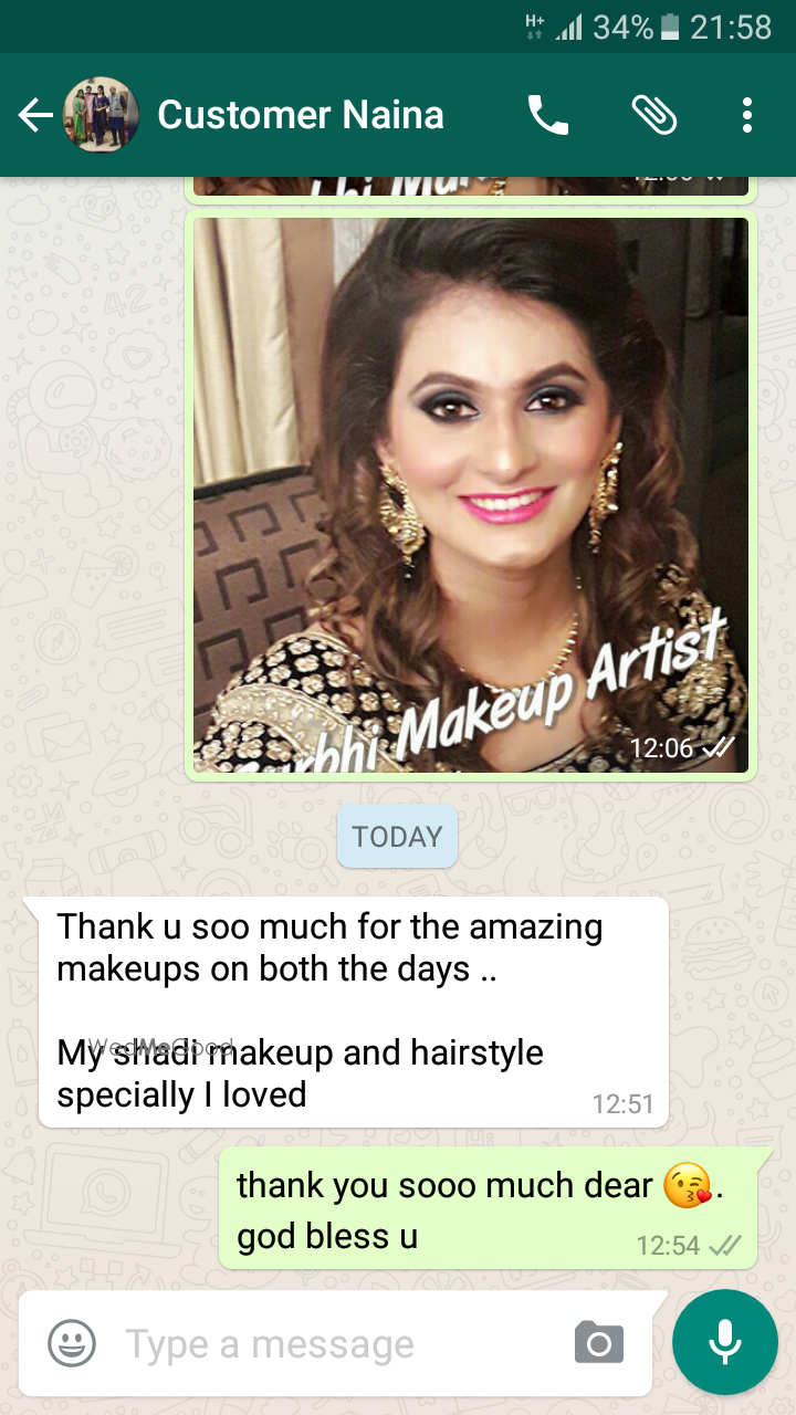 Photo From reviews by clients - By Surbhi Make Up Artist