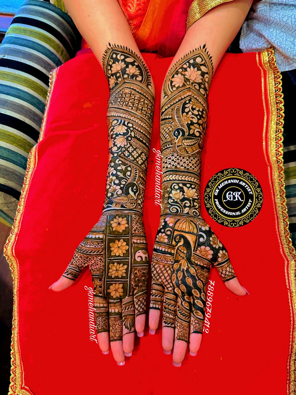 Photo From Bridal Mehndi Design - By GK Mehandi Artist