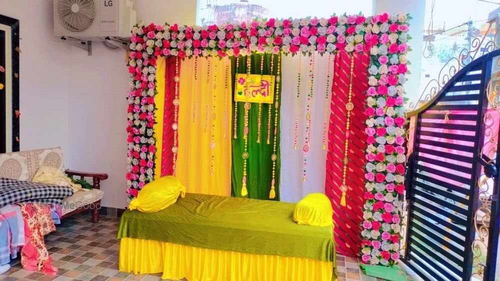 Photo From haldi mendi ceremony decoration - By Balaji Dham Catering & Event