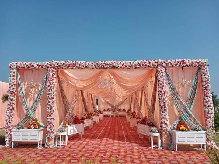 Photo From wedding reception decoration - By Balaji Dham Catering & Event