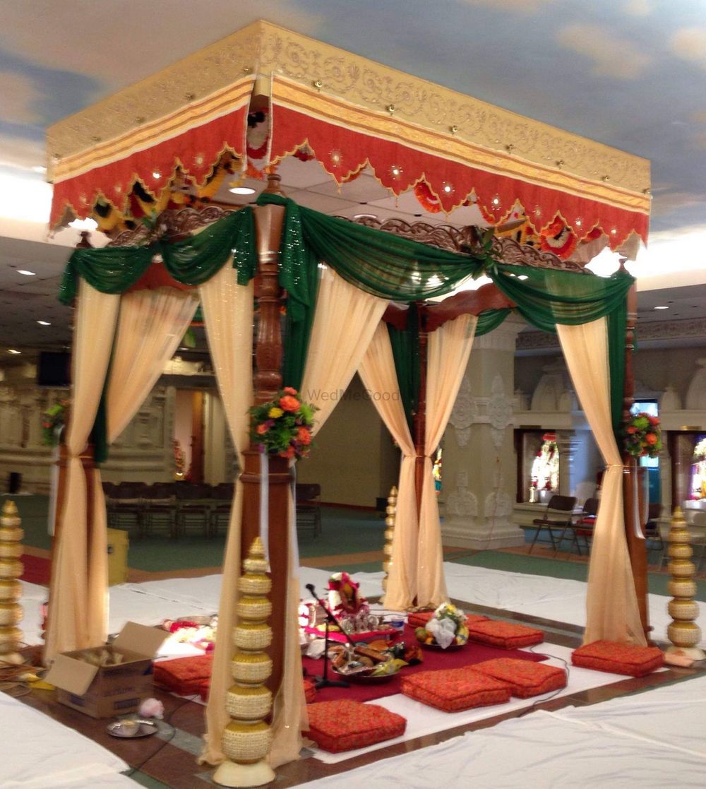 Photo From mandap . home decoration - By Moonlight Wedding Planner And Events