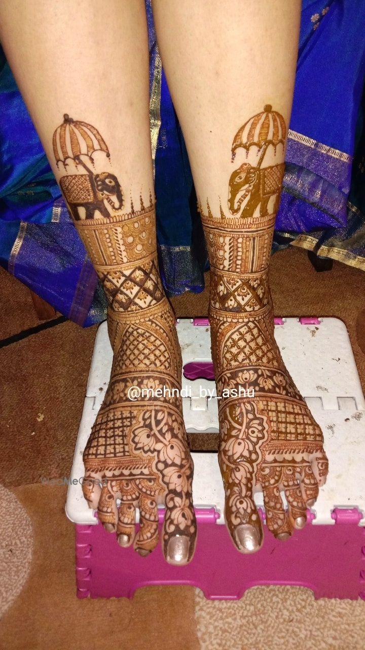 Photo From bridal feet - By Mehndi by Ashu