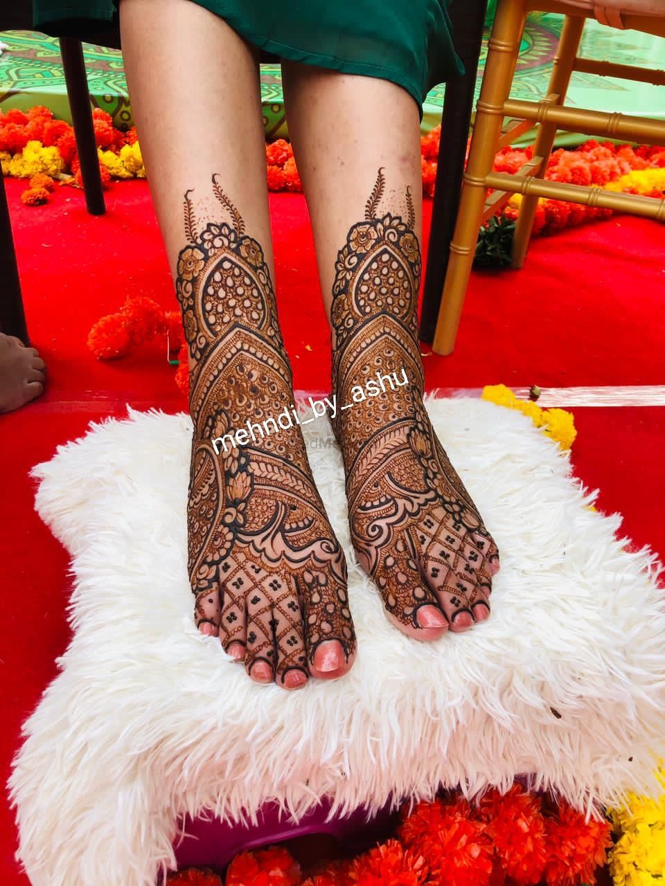 Photo From bridal feet - By Mehndi by Ashu