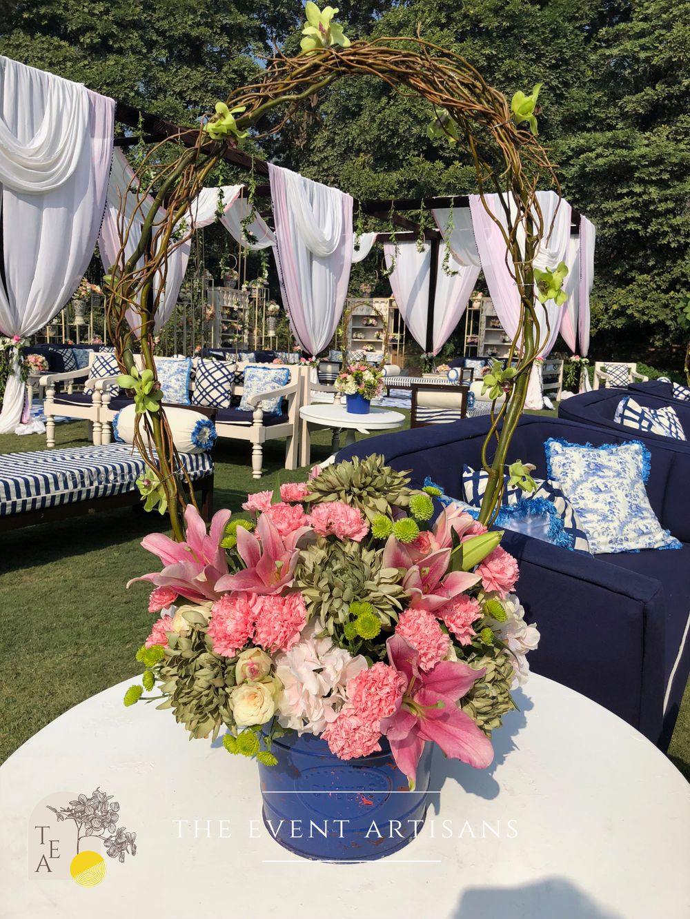 Photo From Blue, White & Pink Engagement - By The Event Artisans