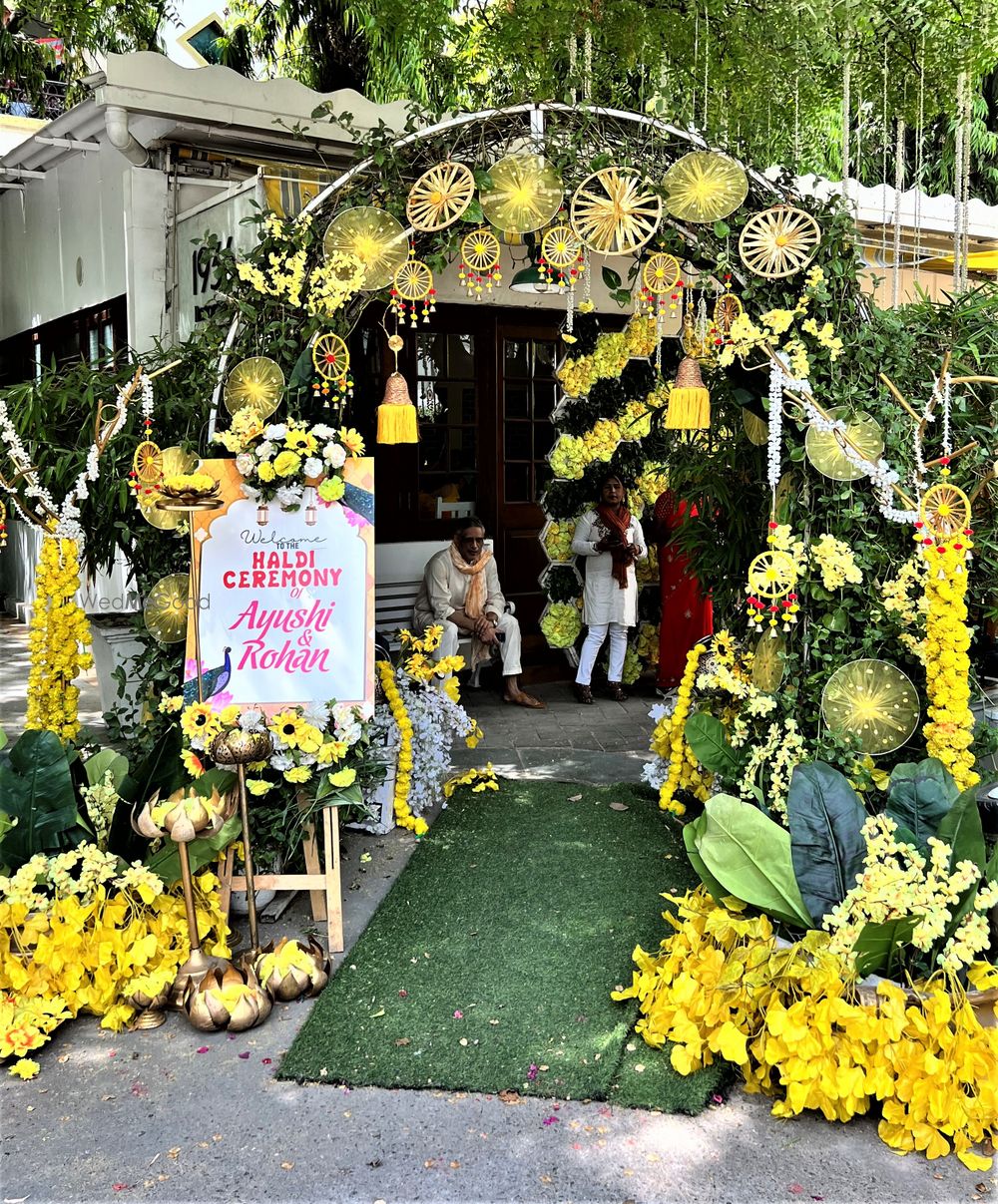 Photo From Haldi Decor 1936 Lebua Saraca Estate - By Ace Decorators & Event Curators