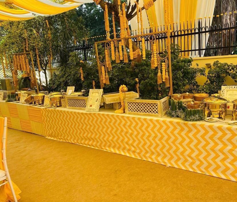Photo From The grand Haldi ceremony decor - By Florista Weddings