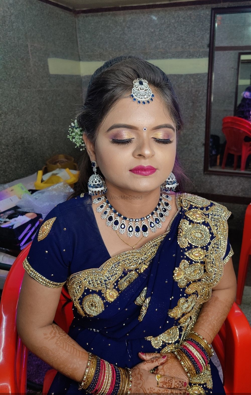 Photo From Shivani's South Indian wedding look - By V2 Makeover