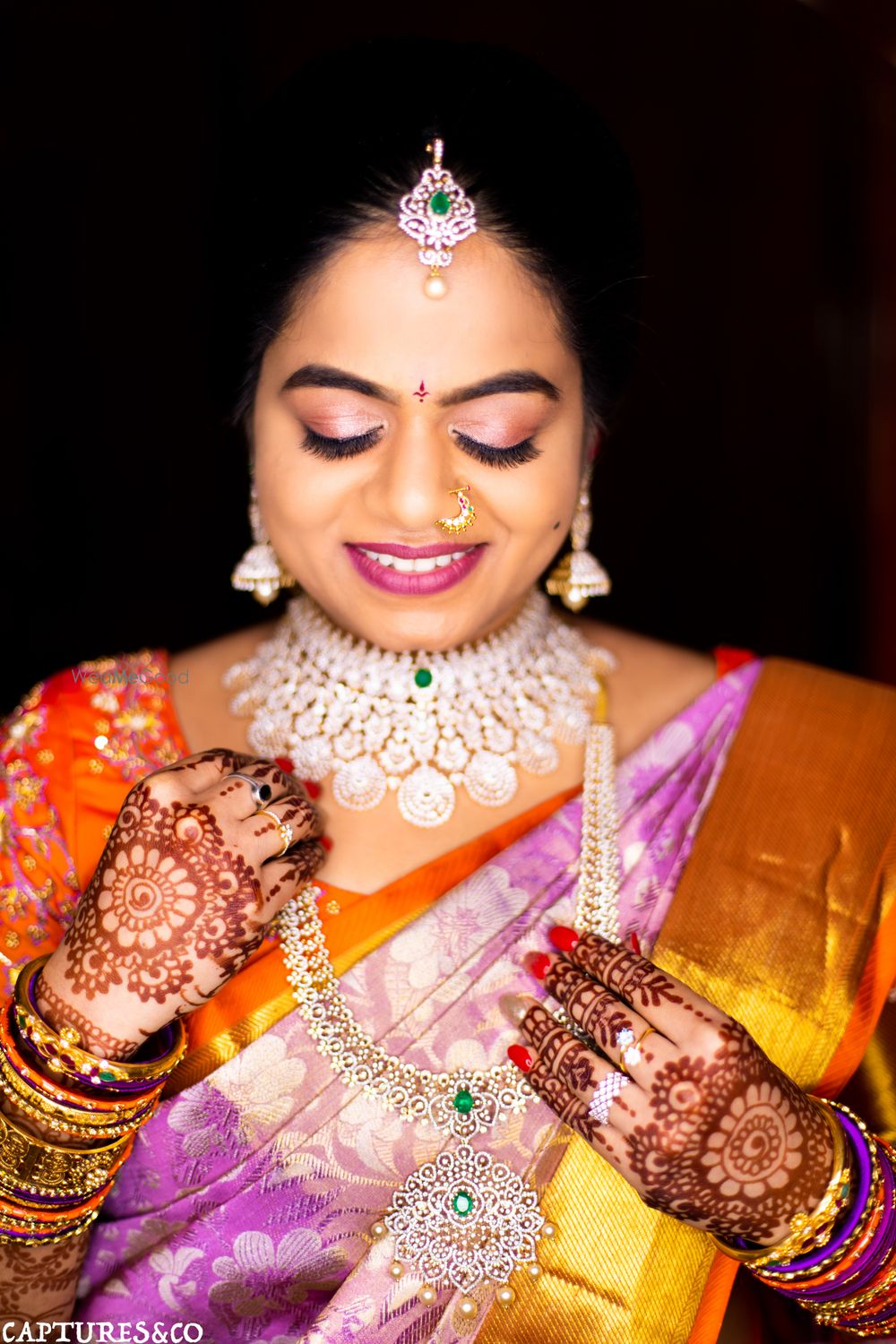 Photo From Teja wedding pictures  - By Purples Makeupstudio