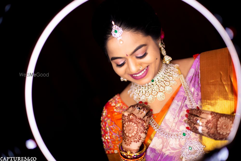 Photo From Teja wedding pictures  - By Purples Makeupstudio