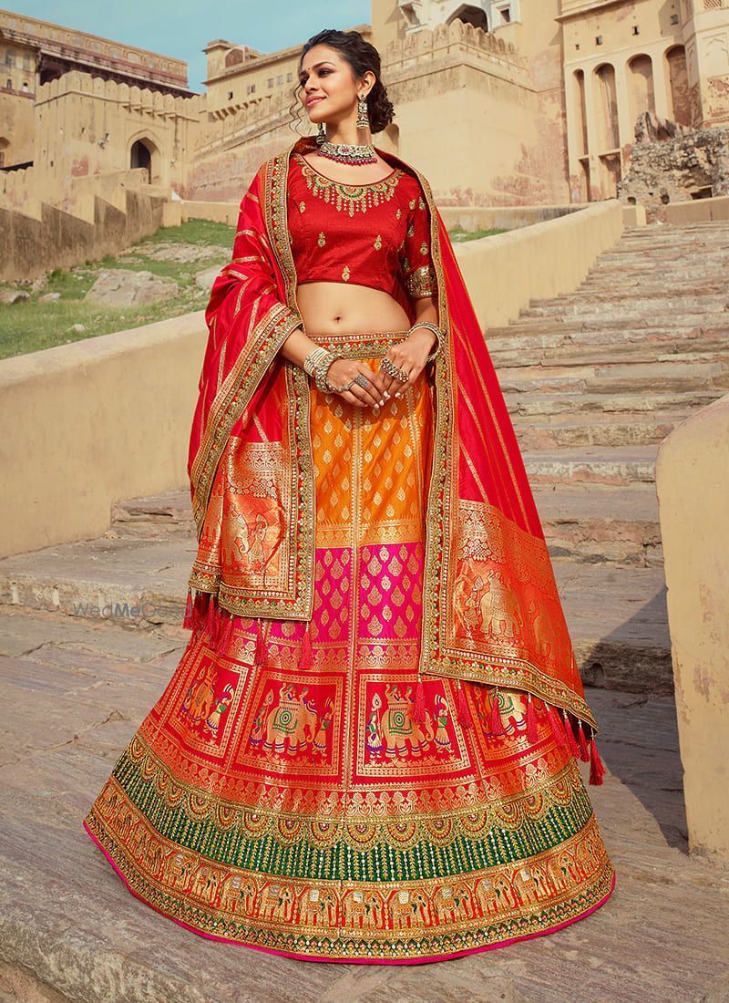 Photo From Wedding Silk Lehenga Choli - By Kreeva