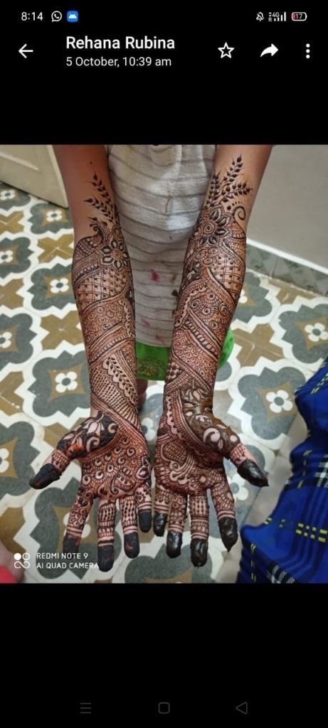 Photo From Monica Gowda - By Kaniz Mehendi Artist