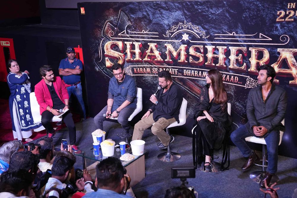 Photo From YASHRAJ’s SHAMSHERA OFFICIAL TRAILER LAUNCH, PRESS CONFERENCE AND MOVIE PROMOTION - By Nikhil Harsh