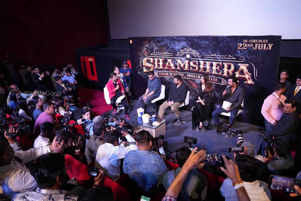 Photo From YASHRAJ’s SHAMSHERA OFFICIAL TRAILER LAUNCH, PRESS CONFERENCE AND MOVIE PROMOTION - By Nikhil Harsh