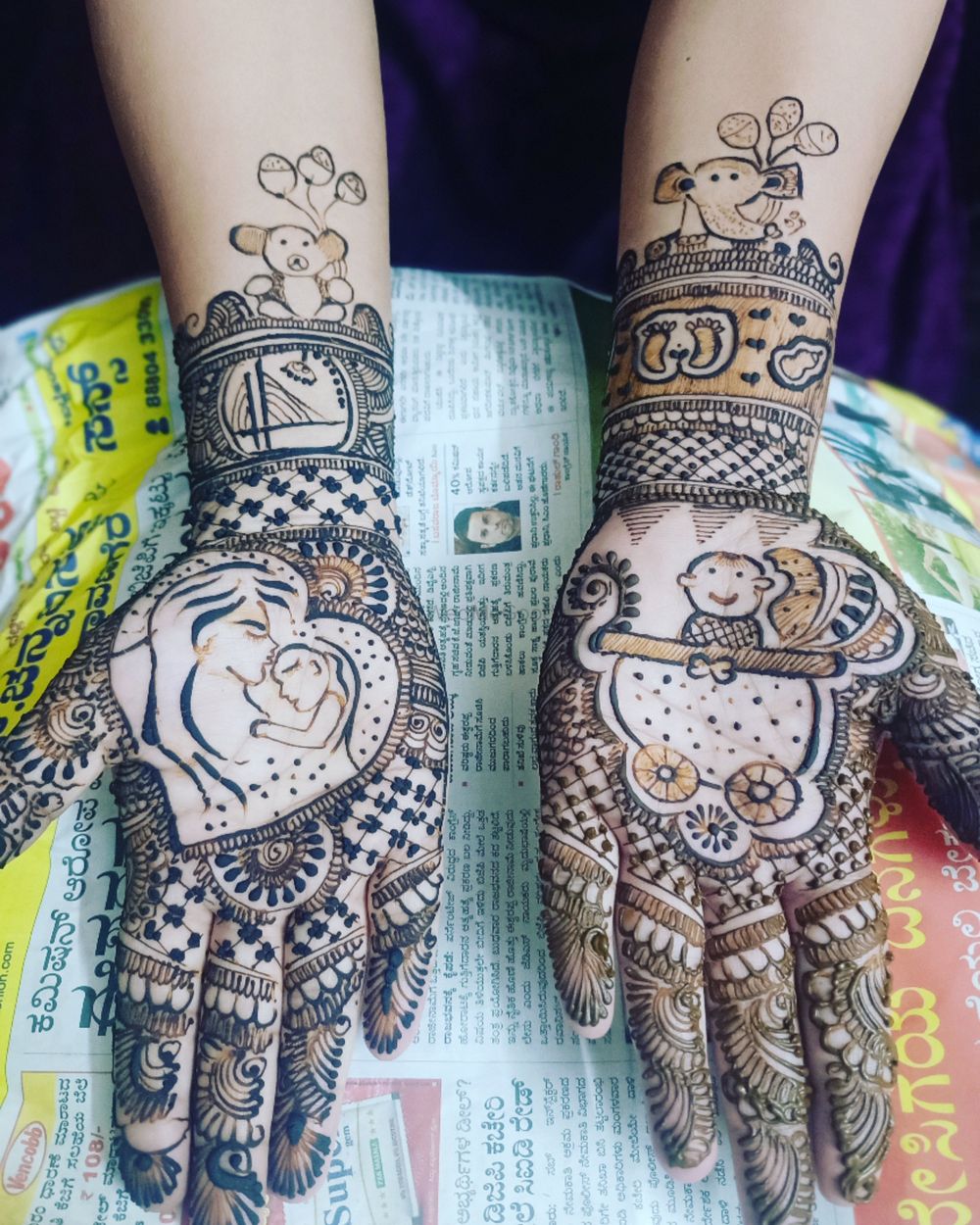 Photo From Baby Shower Design - By Arjun Mehendi Artist