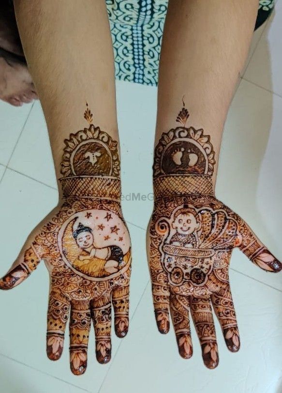 Photo From Baby Shower Design - By Arjun Mehendi Artist