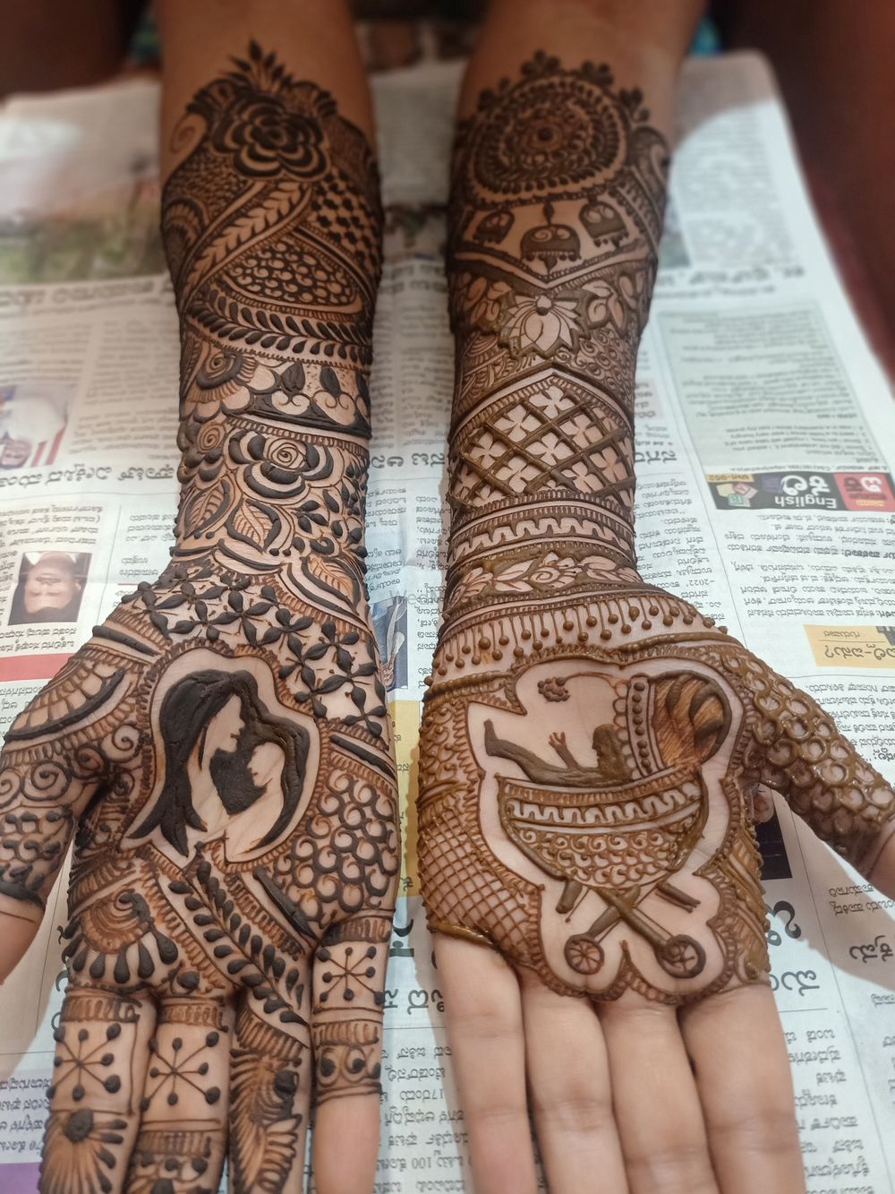 Photo From Baby Shower Design - By Arjun Mehendi Artist