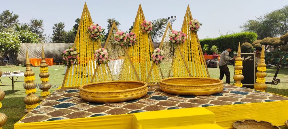 Photo From the colorful Haldi mehndi - By Silver Events