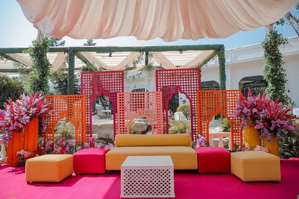 Photo From the colorful Haldi mehndi - By Silver Events