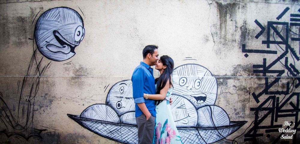 Photo From Mumbai Street Art Pre-Wedding Shoot. - By The Wedding Salad