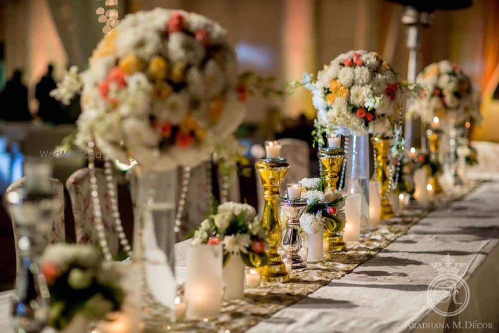 Photo From A White Night with a touch of Gold - By Aradhana M.Décor